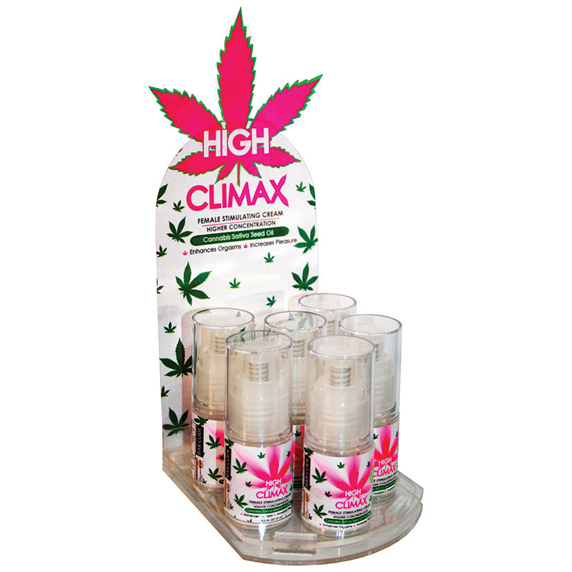 USA Only - High Climax Stimulating Gel Display of 6