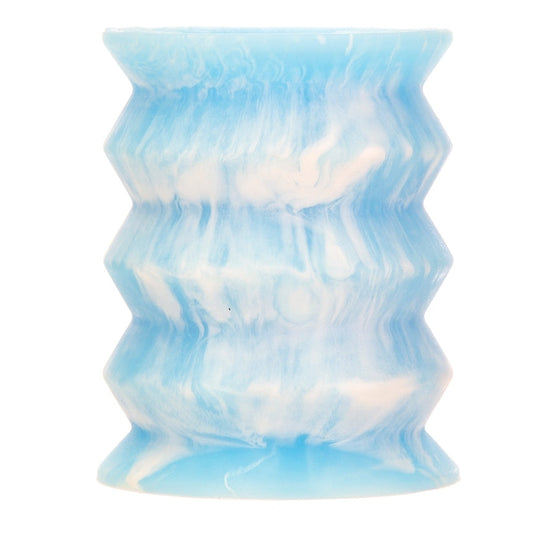 Addiction Silicone Stroker Glow in the Dark-Blue