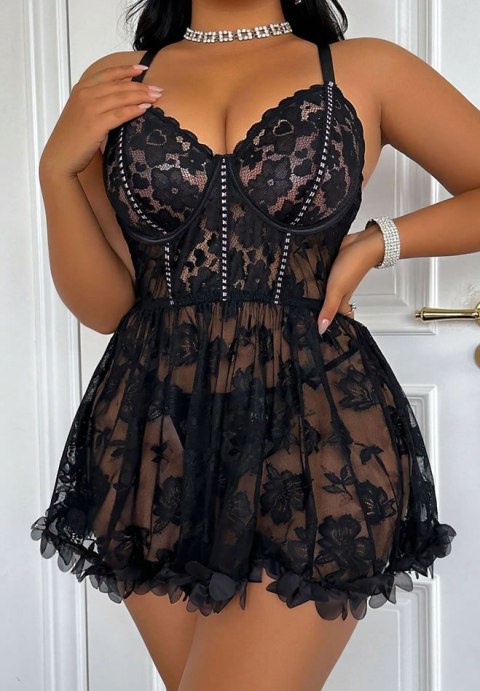 After Midnight Babydoll Set (Plus Size)