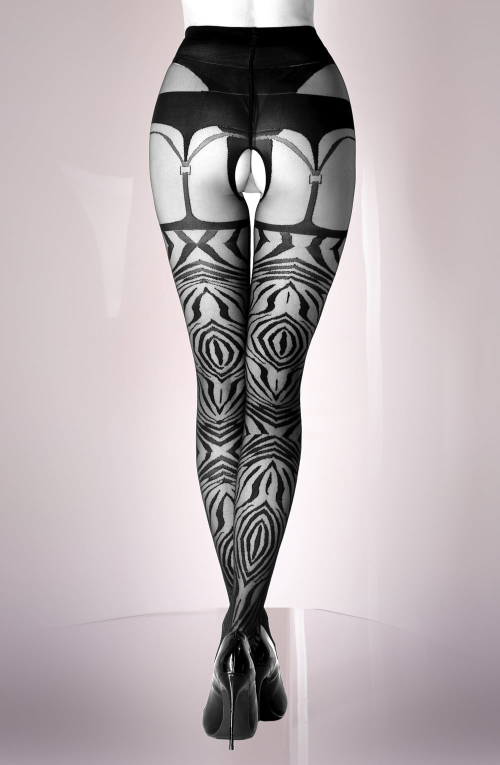 Crotchless Tights (Black)