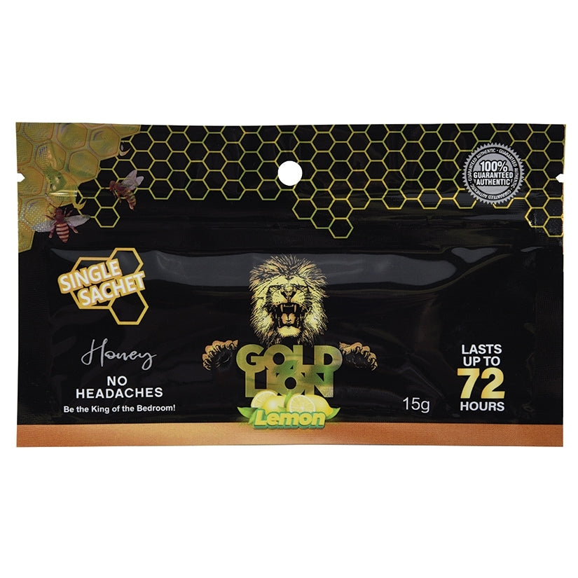 USA Only - Gold Lion Lemon Honey Display of 24