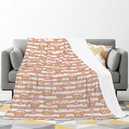 Gingerbread Cutie Soft Blanket - Puppy's Aesthetics