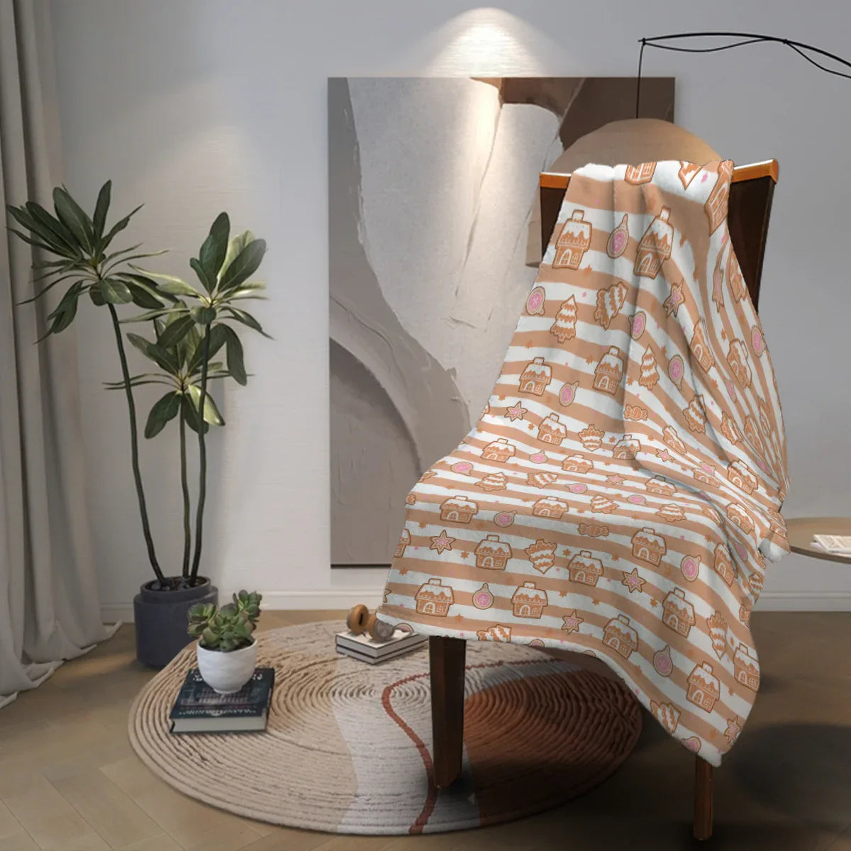 Gingerbread Cutie Soft Blanket - Puppy's Aesthetics