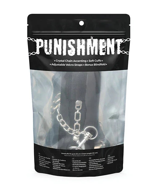 Punishment Crystal Detail Handcuffs - Puppy's Aesthetics