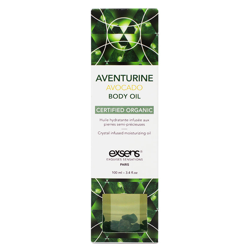 Crystal Infused Body Oil-Aventurine Avocado 3.4oz