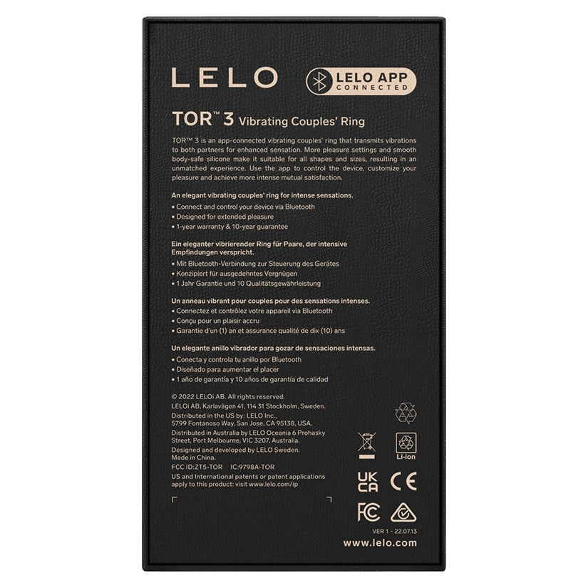 Lelo Tor 3-Base Blue
