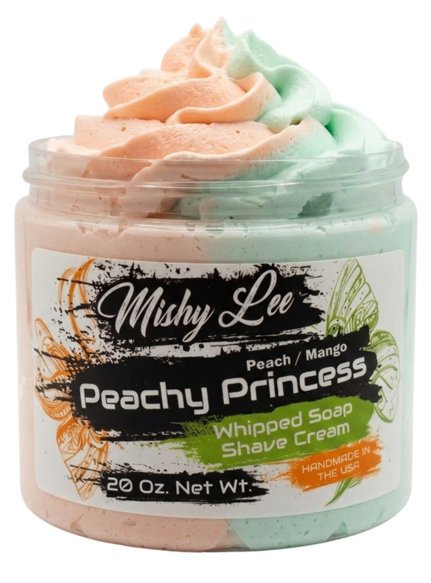 Peachy Princess Whipped Soap and Shave Cream