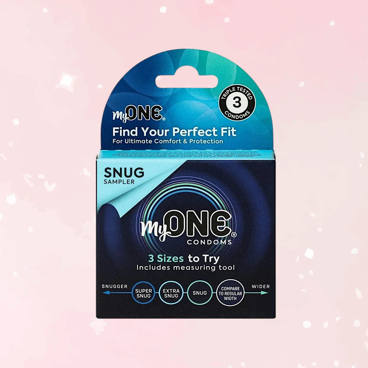 MyONE Snug Sampler Condoms – 3 Pack - Puppy's Aesthetics