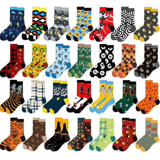 Adorable Autumn Mid-Calf Socks (Colors) - Puppy's Aesthetics