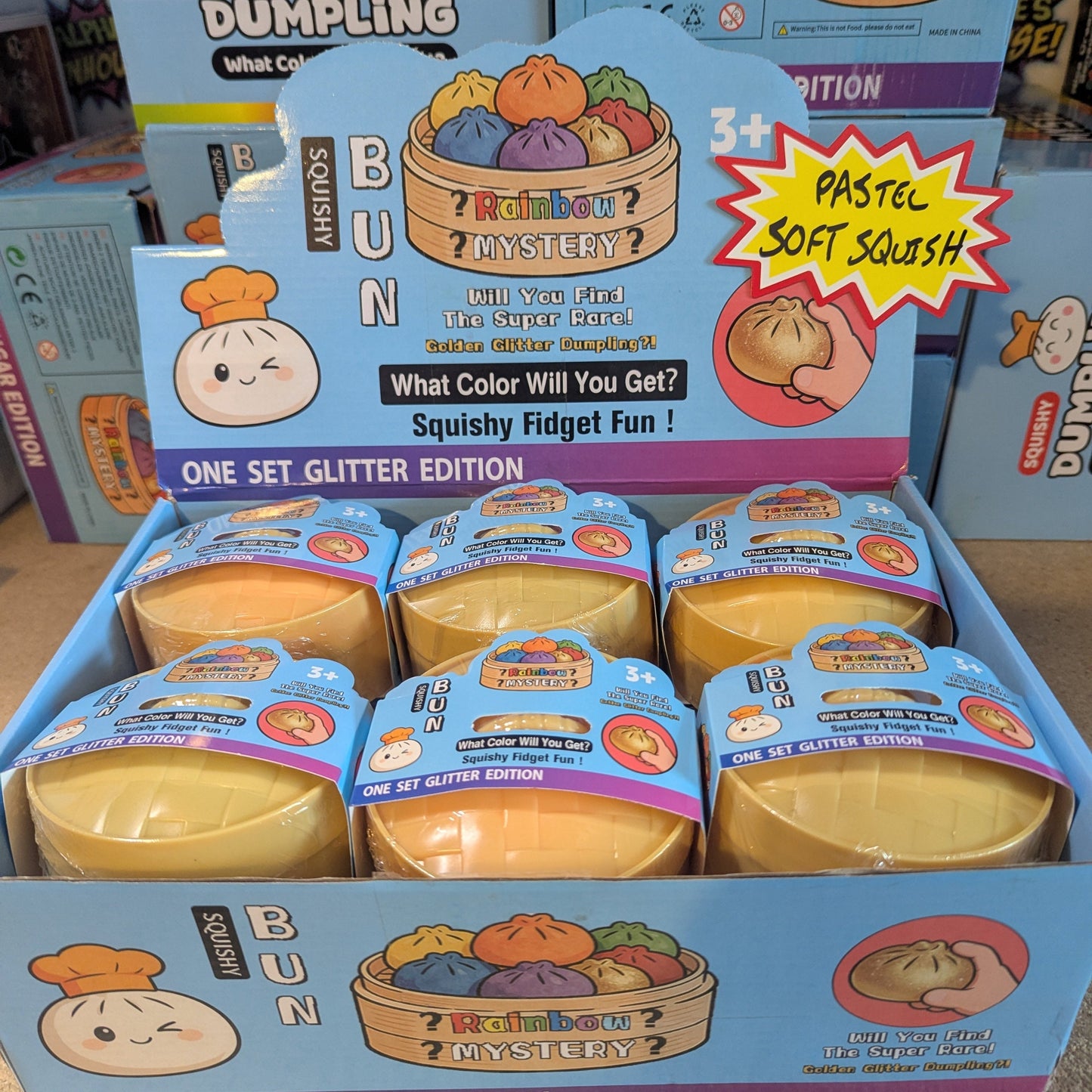 Squishy Bun Mystery Dumplings (Pastel Soft Squish)