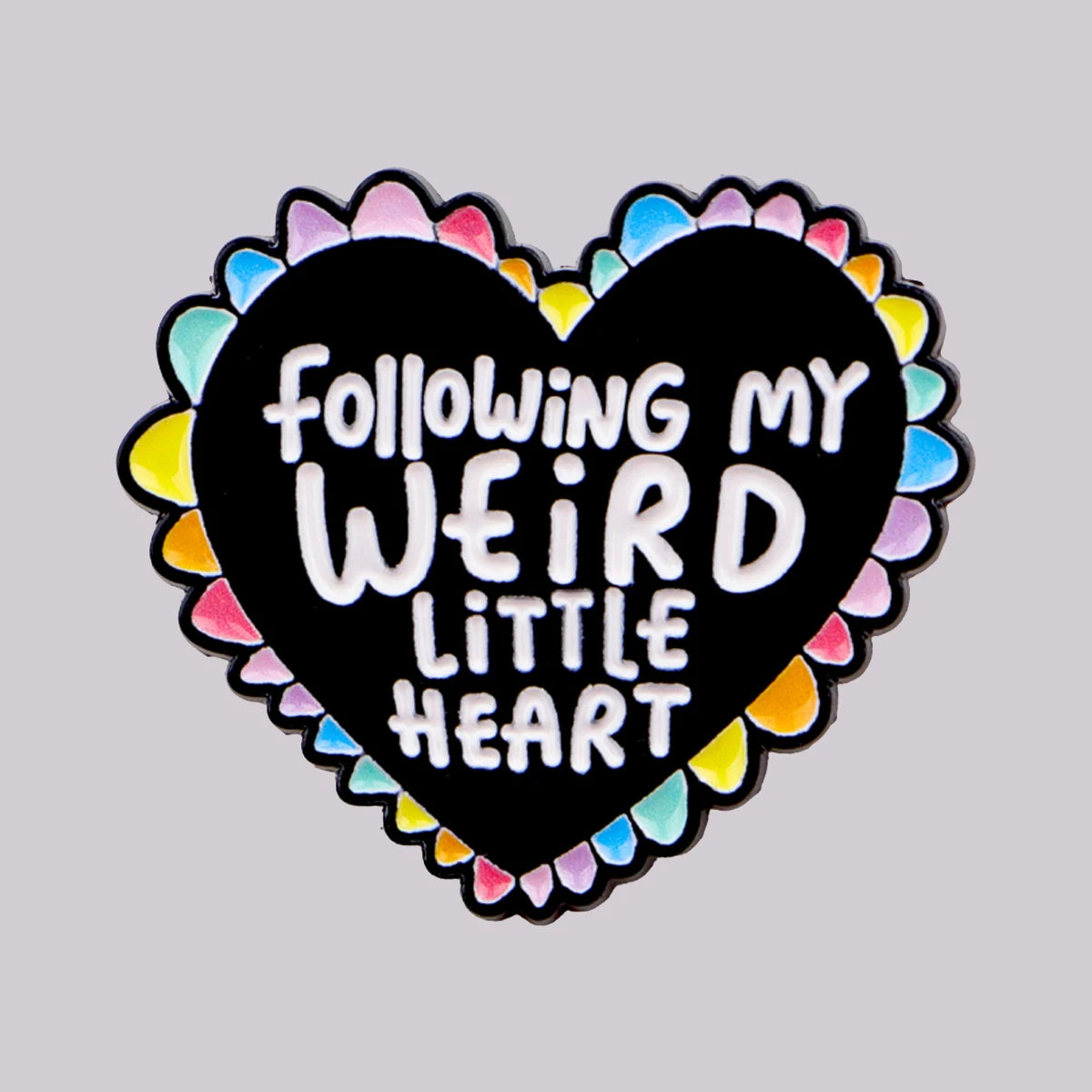 Following My Weird Little Heart - Enamel Pin