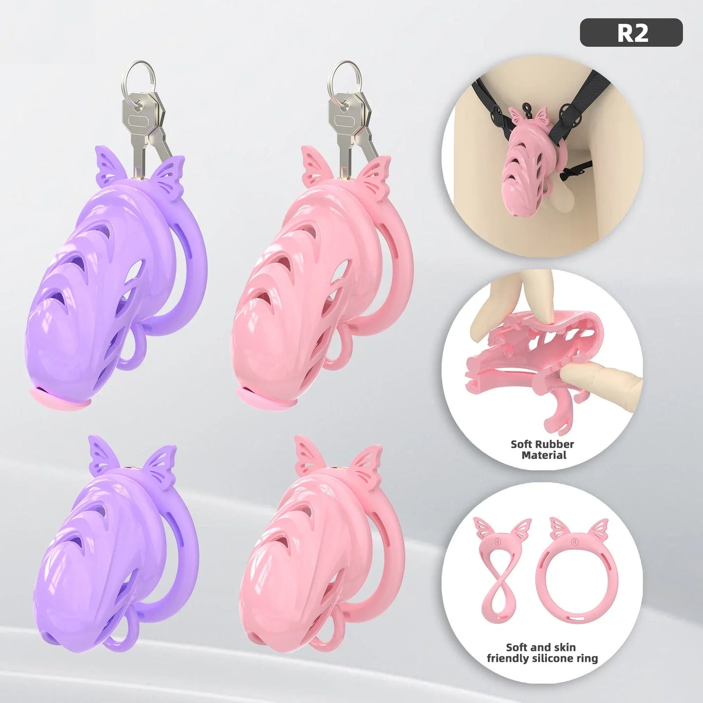 Velvet Promise Soft Chastity Cage - Puppy's Aesthetics