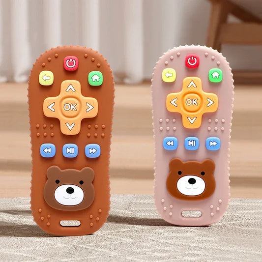 Lilā Clicky Bear Teether Toy - Puppy's Aesthetics