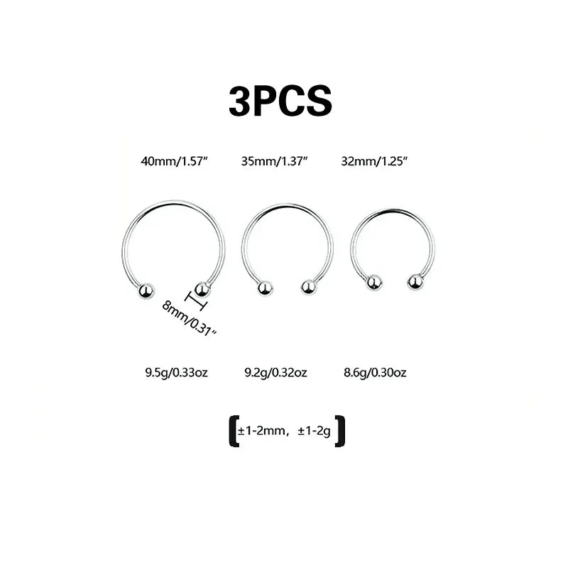Stainless Steel Comfort Glans Support Rings - Puppy's Aesthetics