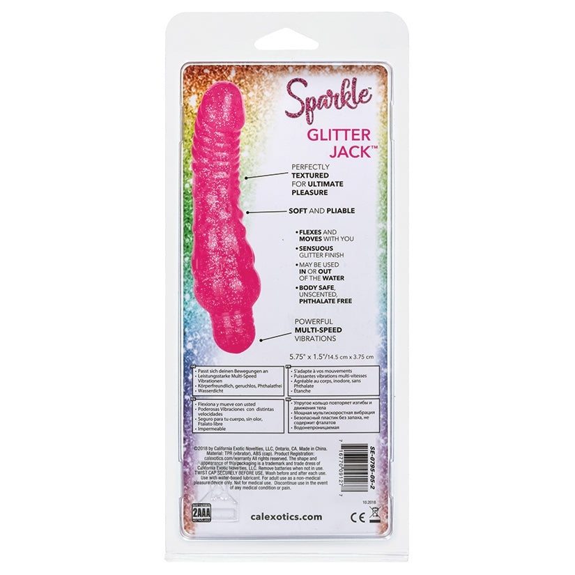 Sparkle Glitter Jack-Pink 5.75