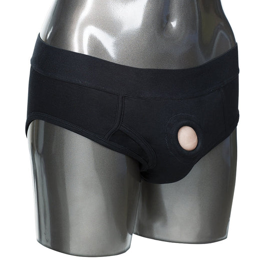 Packer Gear Brief Harness-Black XS/S