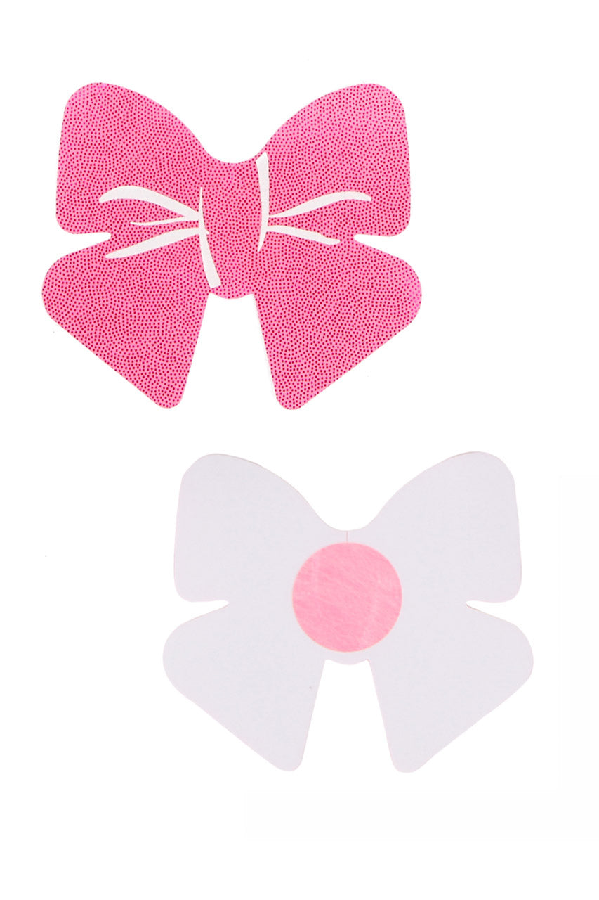 Hot Pink Bow Nipple Pasties