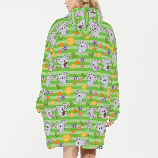 Kozy Koala Stripes Sleepy Cocoon - Puppy's Aesthetics