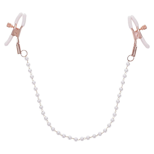S&M Peaches Ôn CreaMe Pearl Nipple Clamps