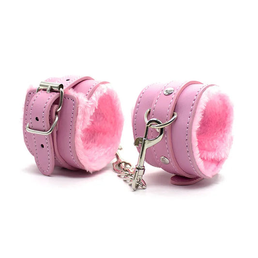 PU Leather Cuffs + Whip (Colors)