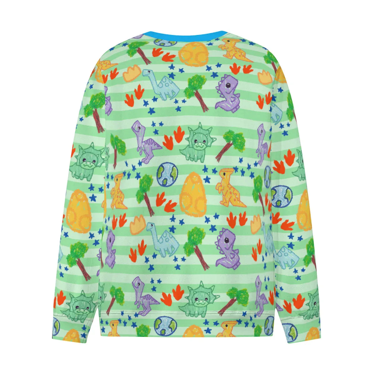 Dino Doodles Cozy Lightweight Sweater - Puppy's Aesthetics