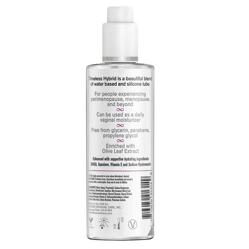 USA Only - Wicked Simply Timeless Hybrid Water & Silicone Lubricant 4oz