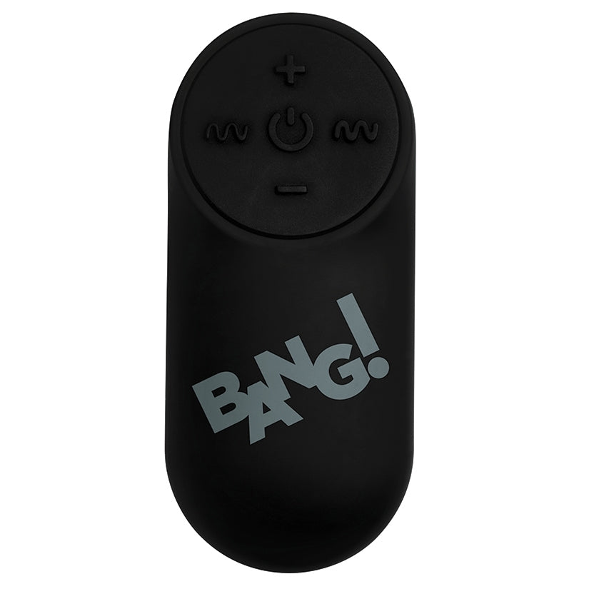 Bang Vibrating Bullet with Remote Control-Black