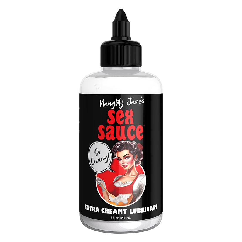 USA Only - Naughty Jane's Sex Sauce Extra Creamy Lubricant 8oz