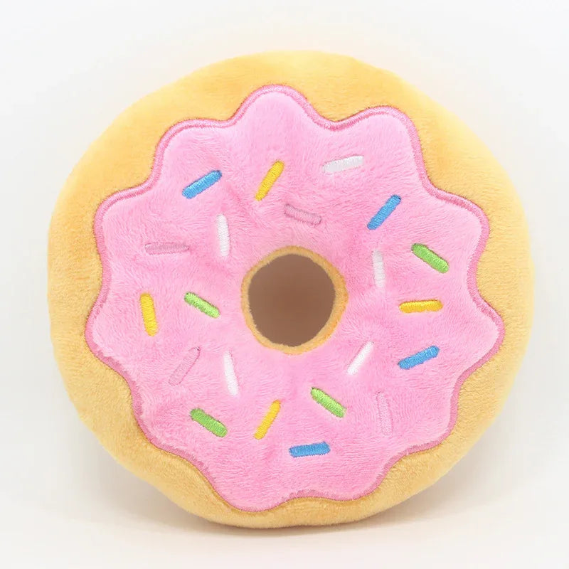 Sweet N’ Snuggle Donut Petplay Plush Toy - Puppy's Aesthetics