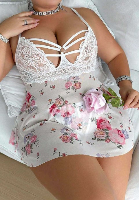 Hearts Aflutter Babydoll (Plus Size)