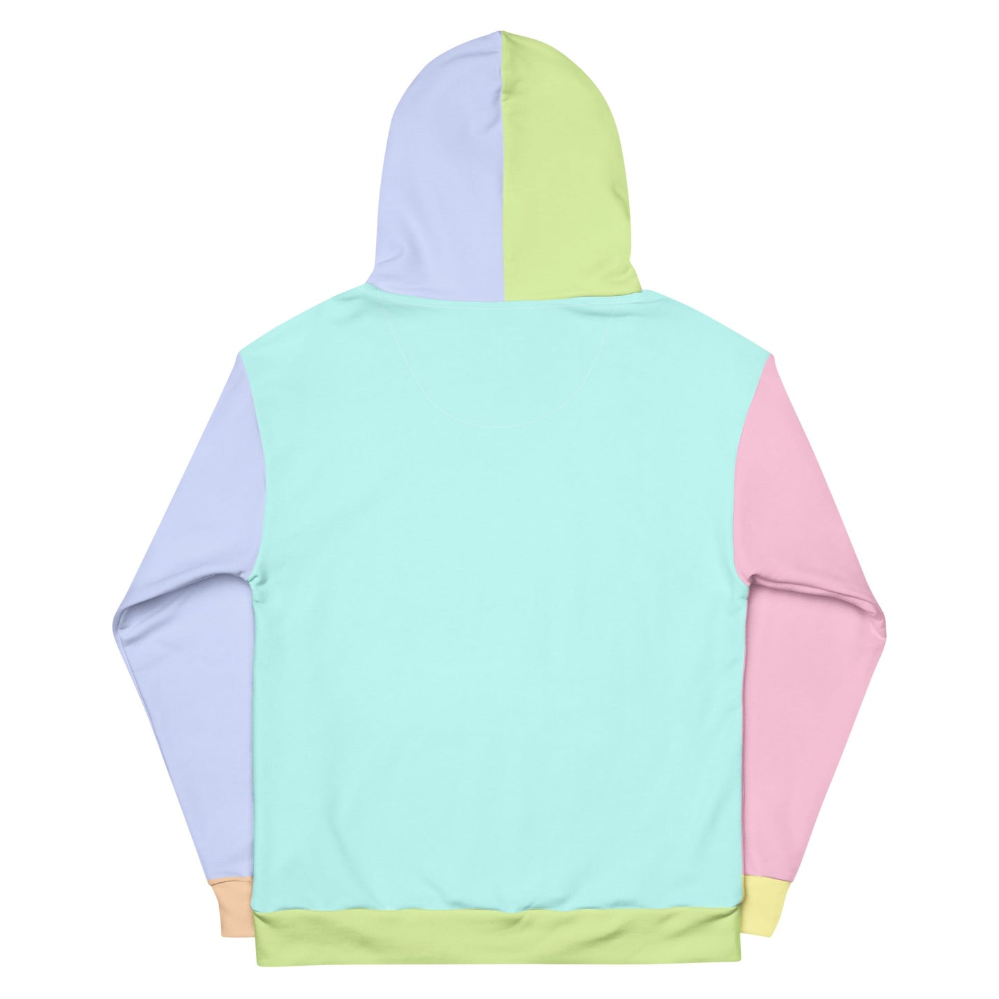 Pastel Color Block Sherbet Rainbow Unisex Hoodie 2XS - 6XL