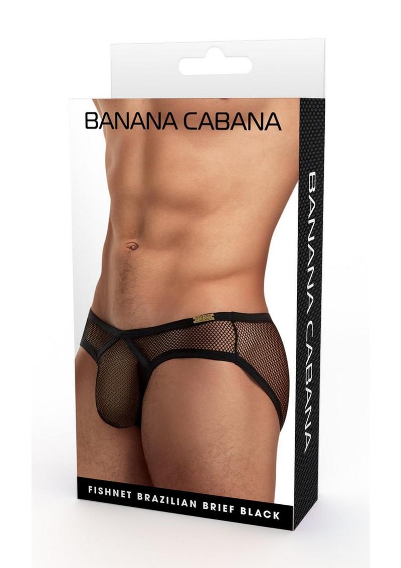 Fishnet Brazilian Brief Banana Cabana