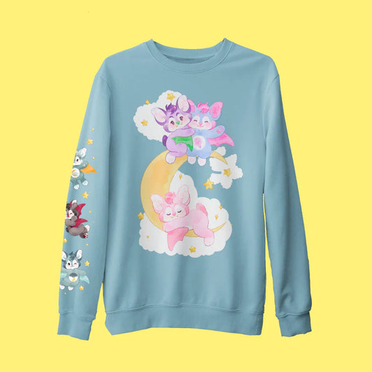 Pastel Bat Sweater - Puppy's Aesthetics