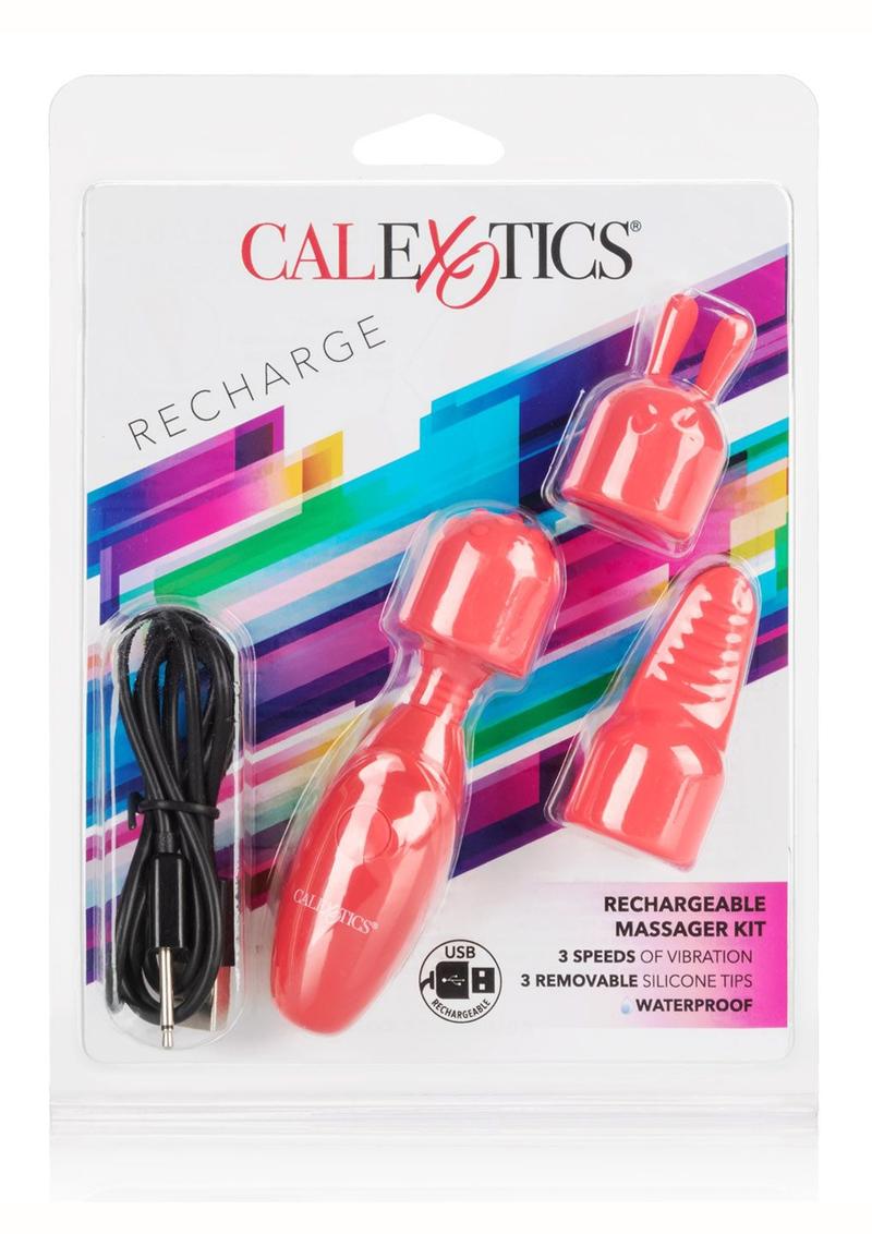 CalExotics Massager Kit & Silicone Tips