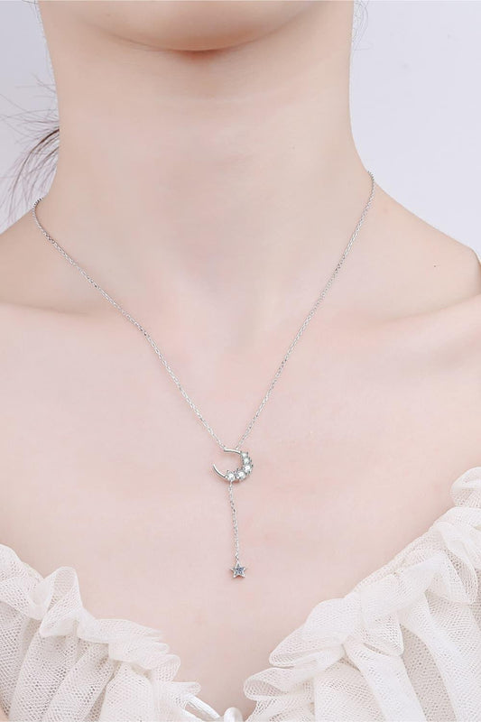 Star & Moon Day Collar – Sterling Silver - Puppy's Aesthetics