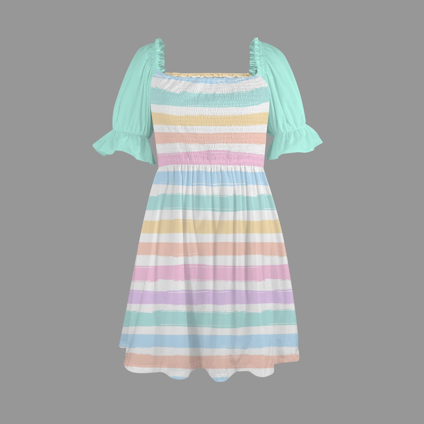 Candy Stripe Sweetheart Dress
