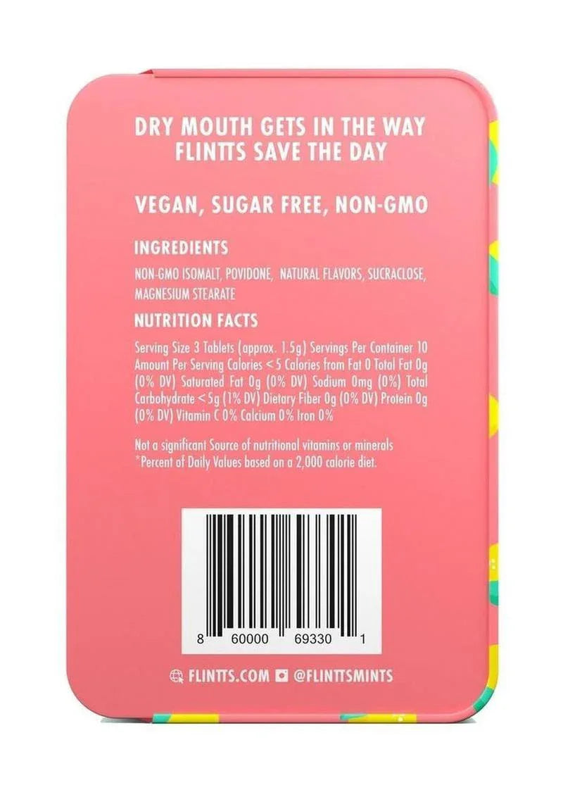 Flint’s Mouth Watering Mints – Lemon - Puppy's Aesthetics