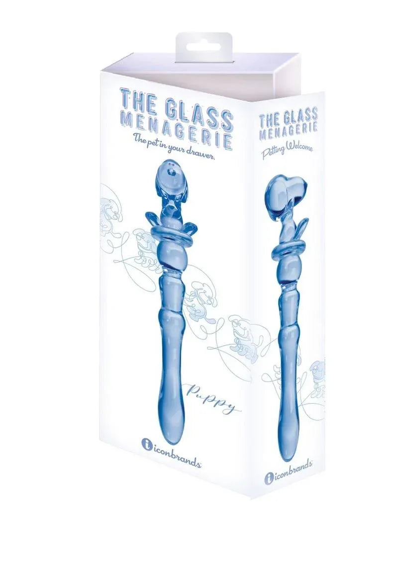 Glass Menagerie Puppy Glass Dildo - Puppy's Aesthetics