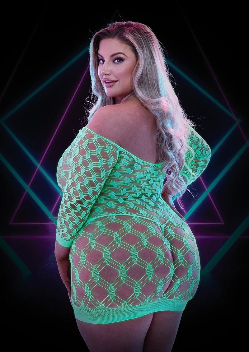Glow In The Dark Mini Dress