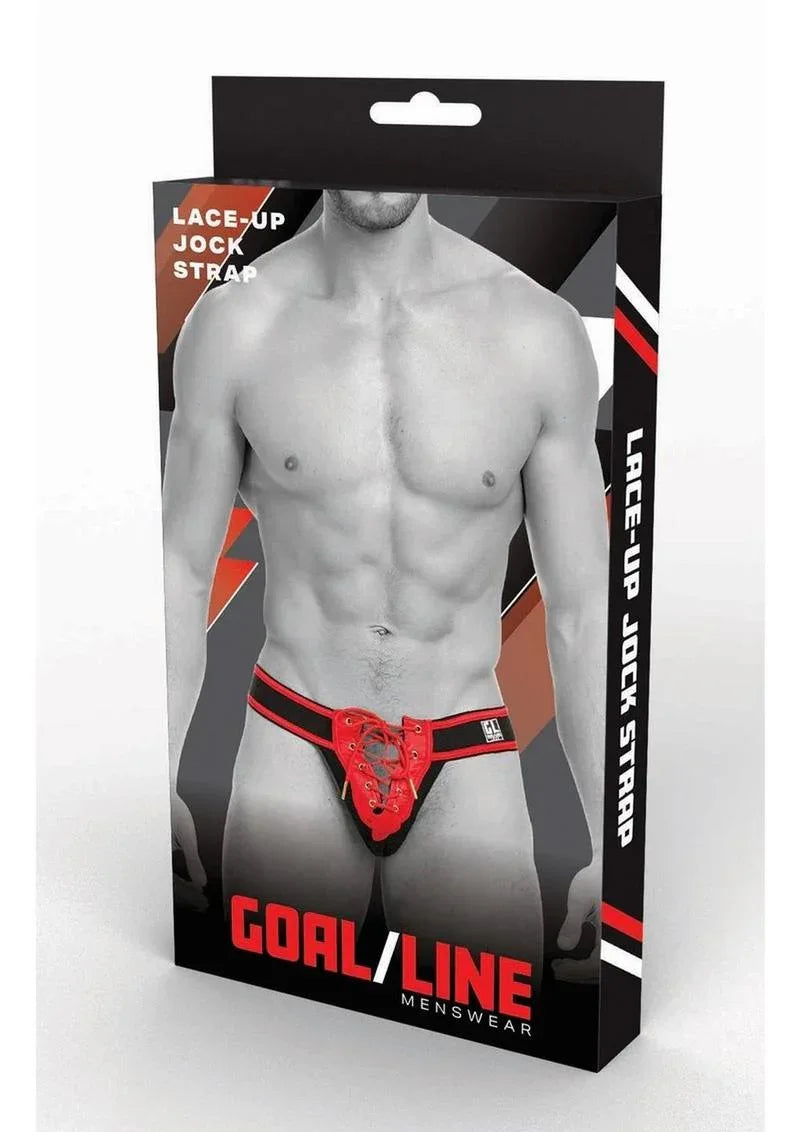 Goal Line Lace-Up Jockstrap - Puppy's Aesthetics