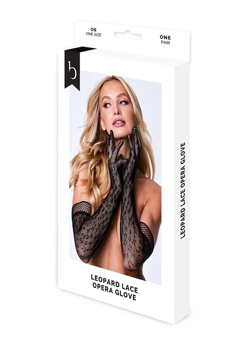 Leopard Lace Opera Glove