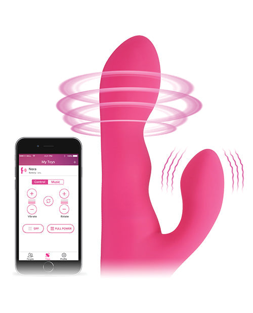 Lovense Nora Rotating Head Rabbit Vibrator