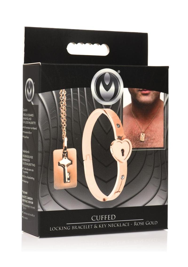 Locking Bracelet & Key Necklace