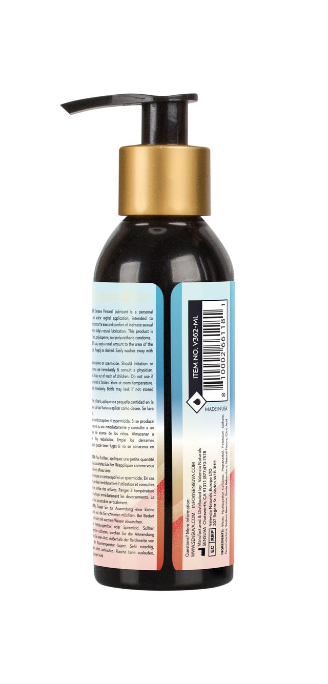 Natural Water-Based Personal Lubricant - Strawberry 4 Fl. Oz. (125ml) Bottle