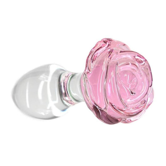 Rose Glass Lux Anal Plug