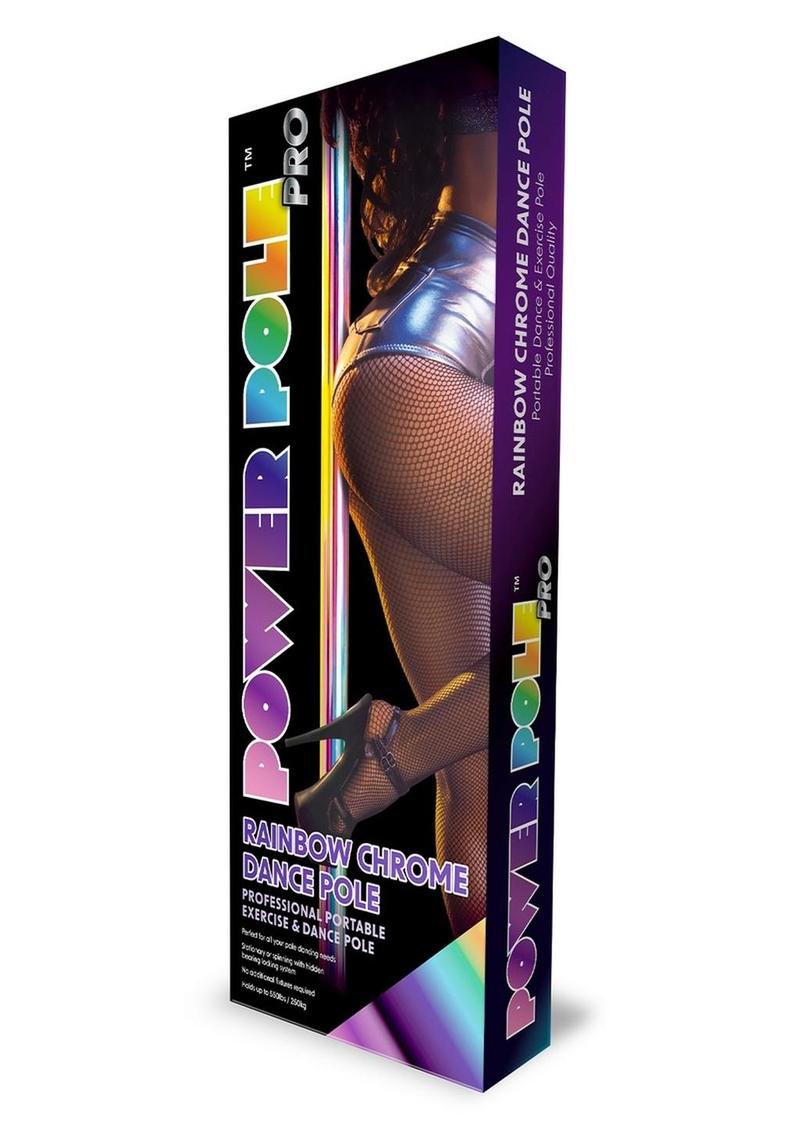Power Pro Rainbow Chrome Dance Pole