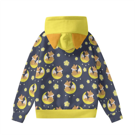 Foxy Lullaby Ears Hoodie - Puppy's Aesthetics