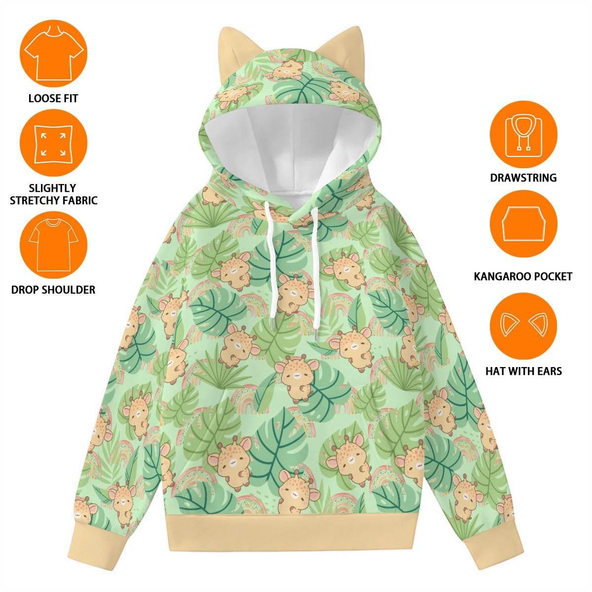 Little Spots Unisex Ears Hoodie - Puppy's Aesthetics