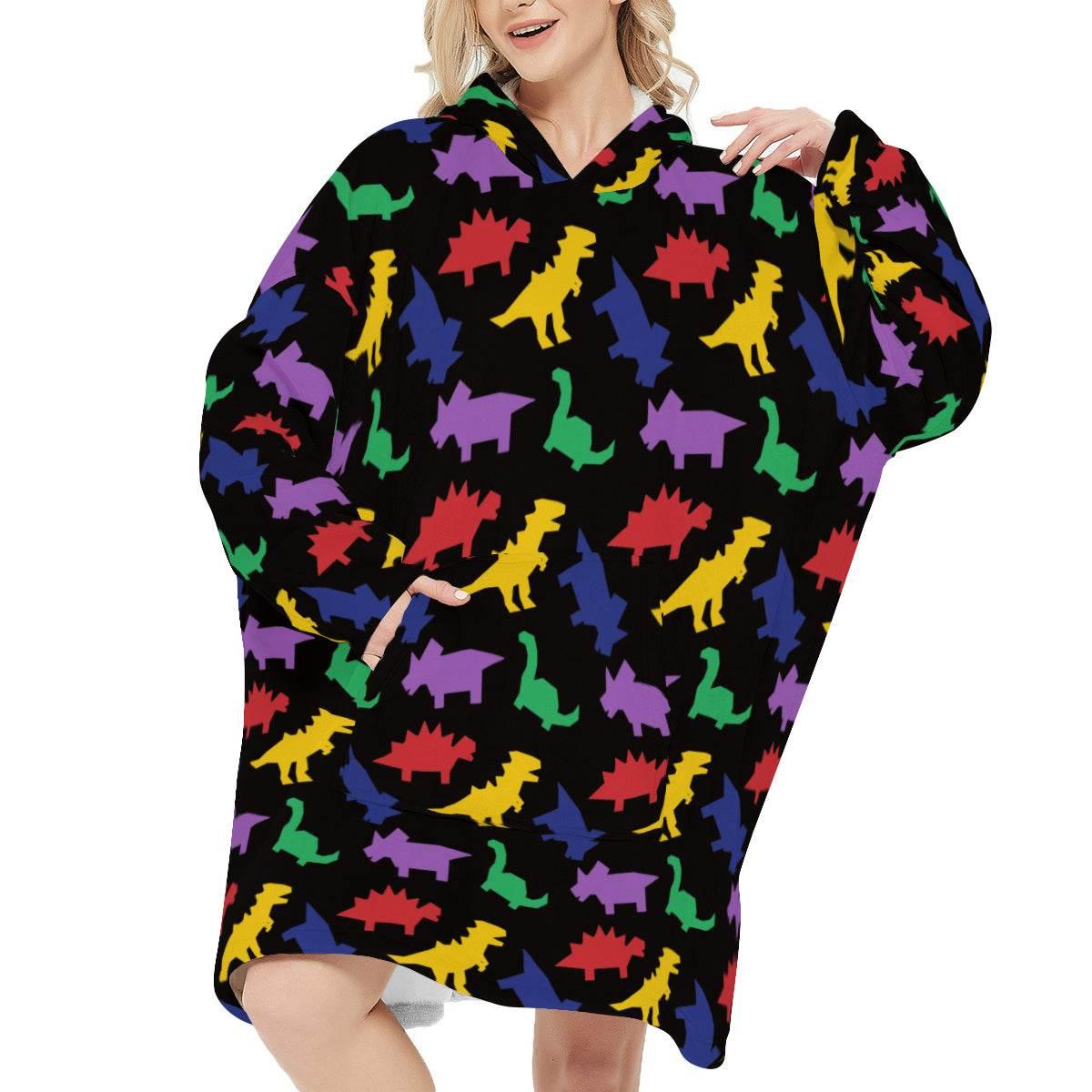 Colorful Dinos Sleepy Cocoon - Puppy's Aesthetics