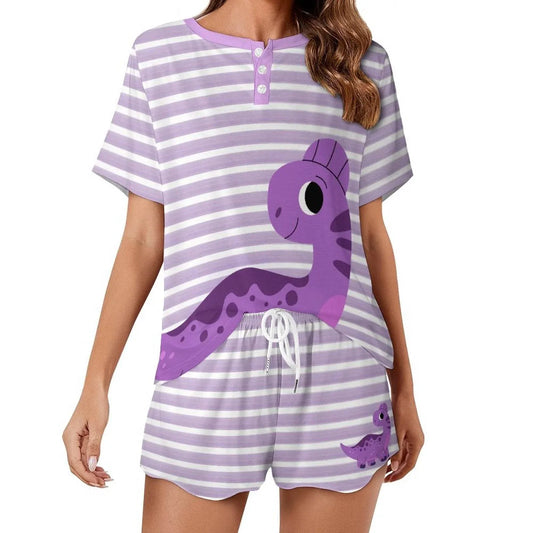 Dino Dreams Pajama Set - Puppy's Aesthetics
